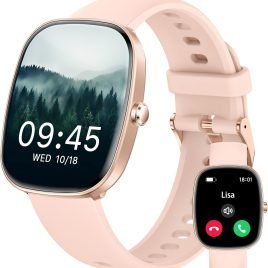 Smart Watch for Men 1.83″ Fitness Tracker with Heart Rate Blood Pressure Monitor