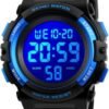 Digital Watch Outdoor Sports 50M Waterproof  Watches Alarm Clock