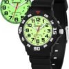 Watch with Light for Waterproof Time Teaching Watch with Soft Band