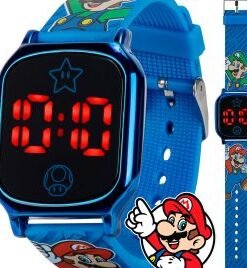 Accutime Super Mario Watch: Show Off Your Blue Time-Telling Skills!