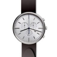 M42 PreciDrive chronograph watch in polished steel - Image 3